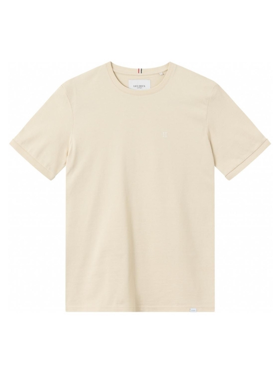 Les Deux Piqué t-shirt - Oyster Gray